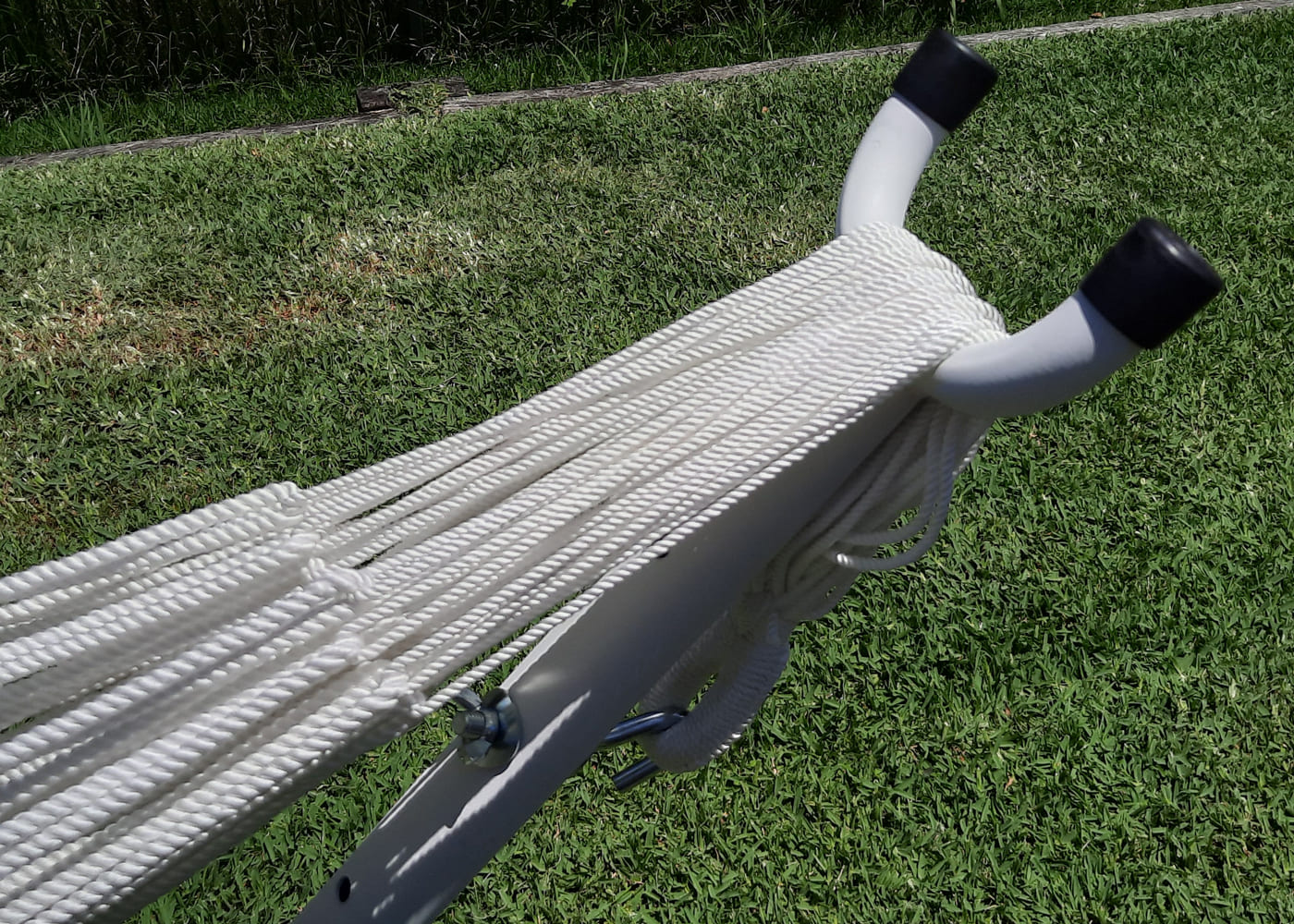 Pacific Hammocks_10ft Universal Steel Hammock Stand in White