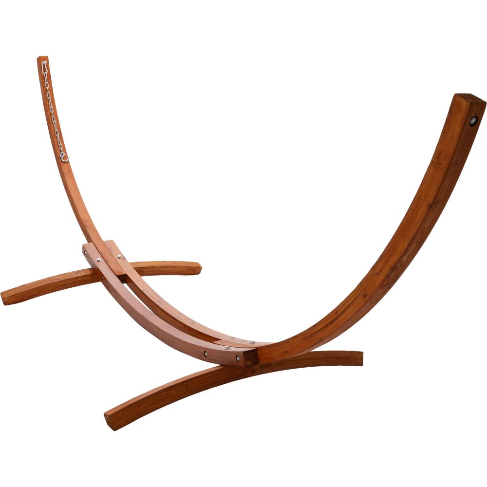 12ft Wooden Arc Hammock Stand
