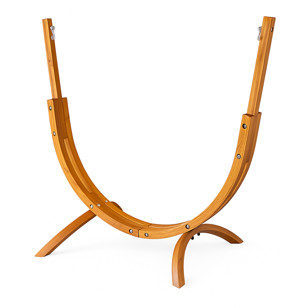 The Coastal Lounger - Timber Hammock Chair Stand